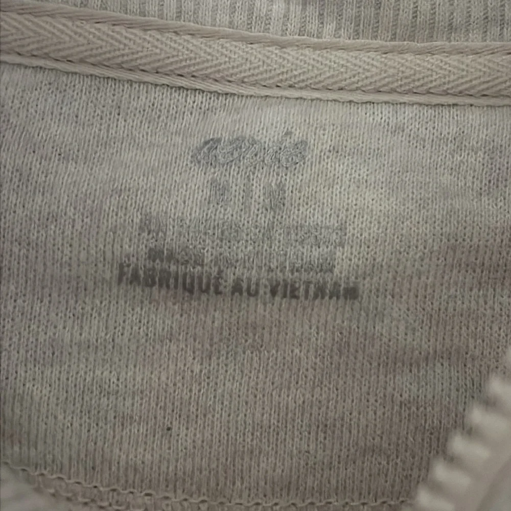 Aerie Oversized Good Vibes Animal Print Quarter Zip Sweatshirt | M